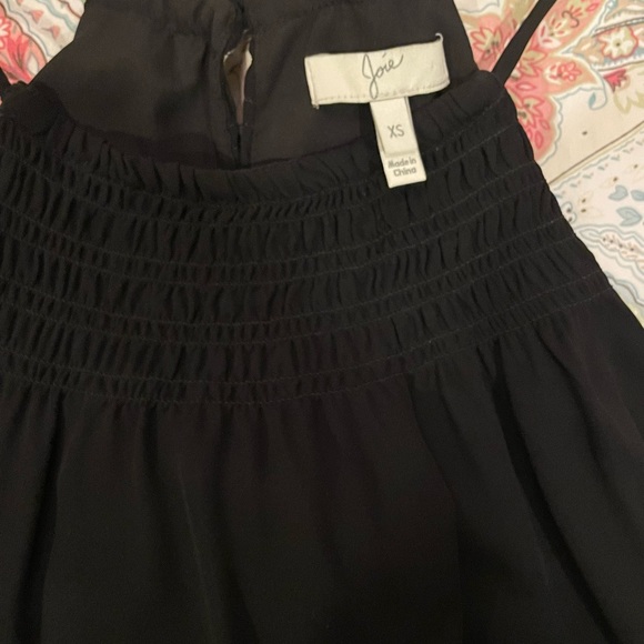 Joie Nahal Silk Halter Dress in Caviar (Black) - Picture 7 of 8